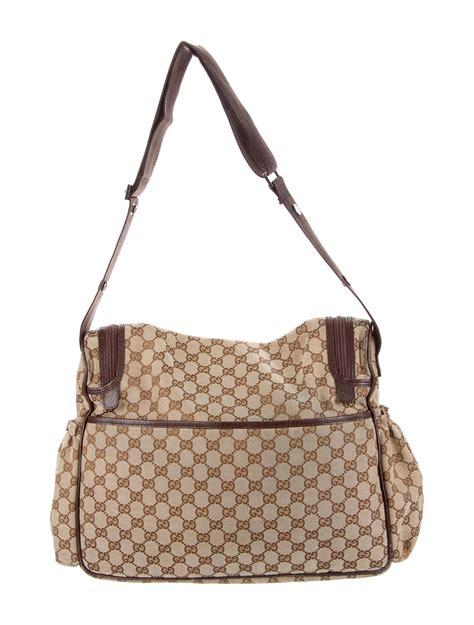 designer baby diaper bags gucci|pre owned gucci diaper bag.